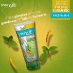 everyuth naturals tulsi turmeric face wash - Image 2