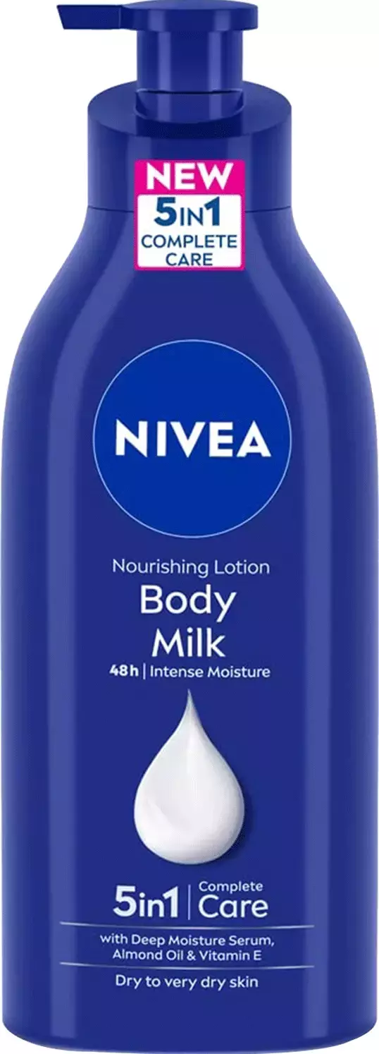nivea-nourishing-body-milk-lotion-5-in-1-complete-care-bottle-of-600ml-2-1679467890 Nivea Body Milk Care - Image 1